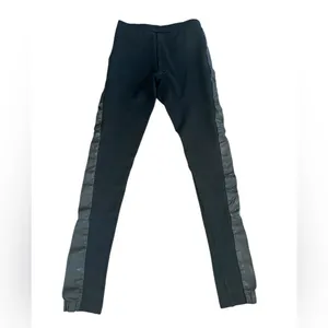 Alice + Olivia leather Ponte black leggings 0 New without tags thumbnail 4