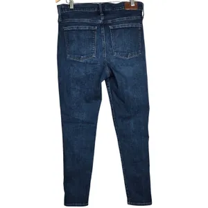 Madewell 10 High‎ Rise Skinny Jeans Dark Wash Women Size 31 FA20 thumbnail 2