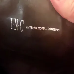 INC International Concepts Fawne Black Leather Knee-High Riding Boots Size 7 thumbnail 8