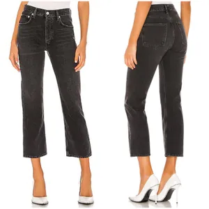 AGOLDE Ripley Straight Jeans Black thumbnail 2