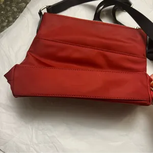 DKNY Gia Red with Black Strap Nylon Crossbody bag thumbnail 4