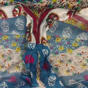 American Eagle Outfitters Floral Mix Print Short M Dopamine Bohemian CoconutGirl thumbnail 3