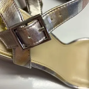Circus by Sam Edelman Metallic Striped Strappy Adjustable Ankle Block Heels- 7.5 thumbnail 12