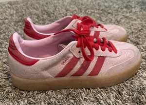 adidas Samba Suede Sneakers - Pink & Red thumbnail 1