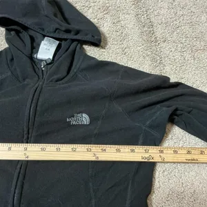 The North Face‎ Womens Fleece Hoodie Black Full Zip Long Sleeve Casual Size M thumbnail 4
