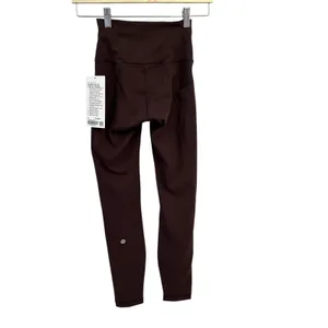 NWT Lululemon Wunder Train High-Rise Tight with Pockets 25" size 2 Espresso thumbnail 7