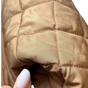 Cutter & Buck Womens‎ Brown Quilted Full Zip Mock Neck Jacket Small Lightweight thumbnail 9