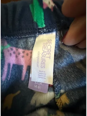 Secret Treasures Blue Dog Print Lounge Pants Size 4-6 thumbnail 5