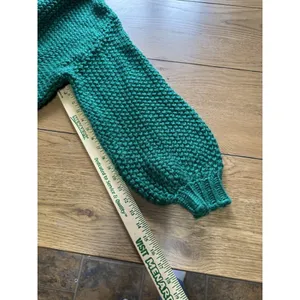 Altard State Women Size Large Oversized Chunky Knit Green Sweater Cozy Cottage‎ thumbnail 7