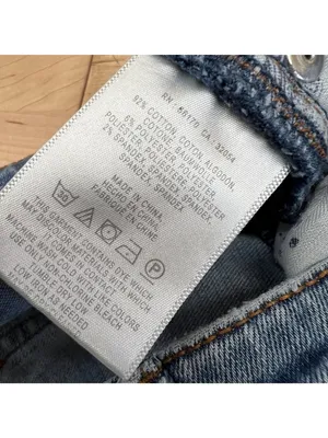 Pilcro Hyphen Cuffed Distressed Cropped Blue Jeans Size 31 Boho Festival Chic thumbnail 8
