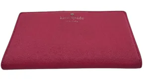 Kate Spade Continental Pink Saffiano Leather Wallet thumbnail 1