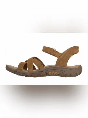 Skechers Women’s Brown Suede Strappy Outdoor Sandals Size 8.5 thumbnail 4