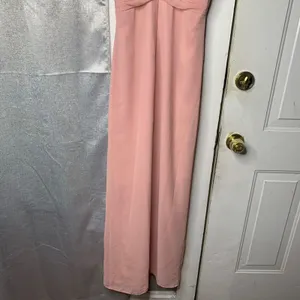 Bariano BHLDN Peach pleated maxi gown size XS bridesmaid wedding guest‎ summer thumbnail 7