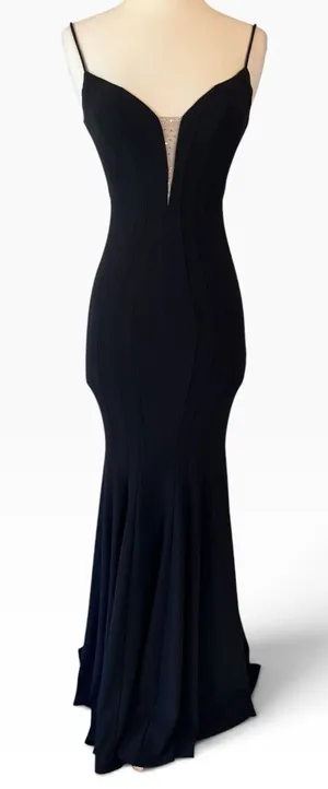 Betsy & Adam Black evening gown thumbnail 1