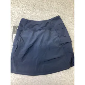 Free Country Explore Hybrid Skort Charcoal Athletic Cargo Pockets S New thumbnail 6