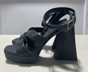 Abound Tracy Black Platform Heels Size 10 thumbnail 7