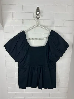 Old Navy Black Cotton Top Size XL thumbnail 6