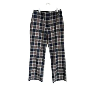 Tory Burch Garrett Tartan Plaid Trousers Women's Size 8 Tailored‎ thumbnail 4