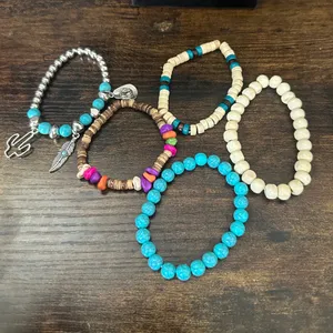 Boho Wooden Braclets Multiple thumbnail 3