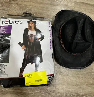 Rubie's Black Cowgirl adult costume with Hat - large thumbnail 1