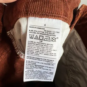 Old Navy Brown Corduroy Pants Womens Size 4‎ Higher High Rise Flare 70s Retro thumbnail 7