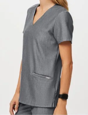 Figs Casma Three Pocket Scrub Top Size Small Graphite Womens… thumbnail 2