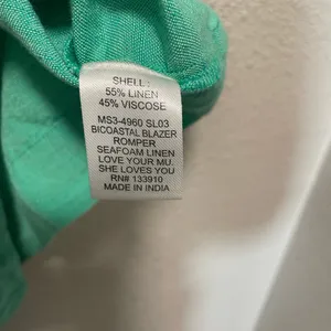 Show Me Your MuMu Teal Collared Top Size Small thumbnail 5