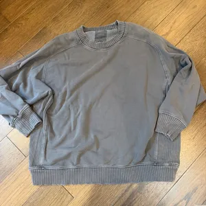 Aerie Down to Earth Crewneck Sweatshirt in Slate Gray Size Large - C73-026 thumbnail 1