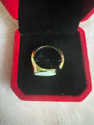 Gorgeous Golden Gemstone Adjustable Ring Size 7 thumbnail 3