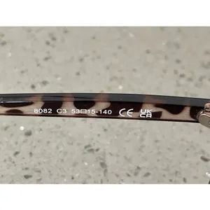 EYEGLASSES 8082 c3 53-15 140 Frames Only Tortoise Full rim thumbnail 5