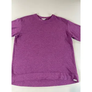 Orvis Sweatshirt Size M Plum Purple Crew Neck High Low Hem thumbnail 3