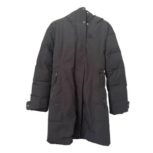ZARA Long Puffer Winter Parka Hooded Black‎ Small thumbnail 2