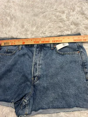 Old Navy cut off denim jean shorts high rise woman’s size 16 NWT thumbnail 7