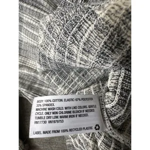 Universal Threads Womens Gray Plaid Smocked Crop Blouse Square Neck Size S thumbnail 6