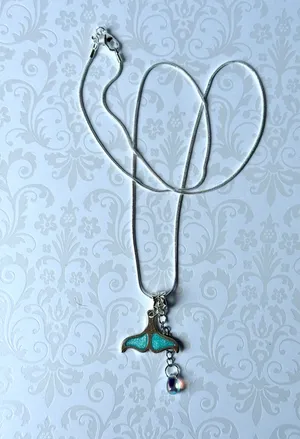 Mermaid Necklace (740) 🧜‍♀️ Silver thumbnail 2