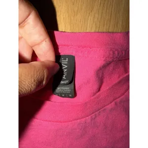 Anvil Pink Disney Magic Kingdom T Shirt Size Medium thumbnail 3