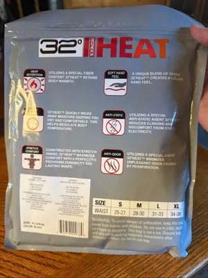 32 Degrees Heat women's base layer pants Sz XL NIP thumbnail 2
