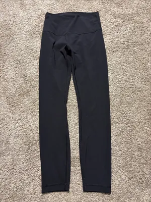 Lululemon Women’s High Rise Black Wunder Under 25” Leggings Size‎ 6 thumbnail 3