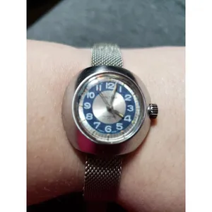 Waltham Swiss Made Stainless Steel Ladies Watch Inca Bloc 17 Wind Up - Working thumbnail 5