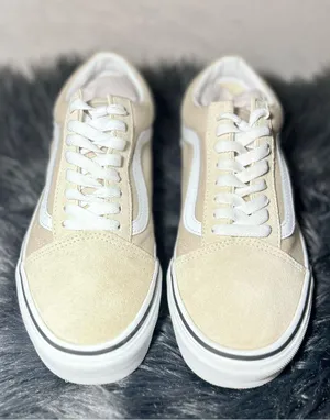 VANS Old Skool Shoe Original Icon Leather Canvas Sneakers Size 9.5 Women’s 8 Men thumbnail 1