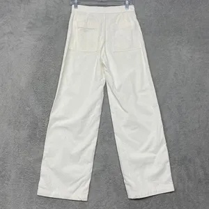 Madewell Emmett Wide Leg Corduroy‎ Pants Winter White Women's Size 25 thumbnail 10