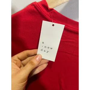 A‎ New Day Long Sleeve T-Shirt Womens Large Red Ribbed Crew Neck Casual Basic thumbnail 4