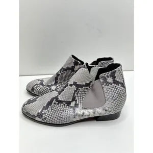 Munro Boots Cate Chelsea Women’s Size‎ 8.5 Snake Print Side Zip Water Resistant thumbnail 7