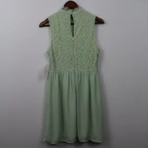 NWT altard state seafoam lace‎ dress L thumbnail 7