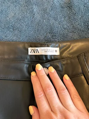 ZARA Faux Leather Pants thumbnail 2
