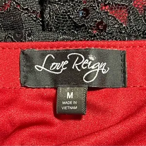 Love Reign Womens Lace Overlay Whimsigoth Dress Sz M HOCO Cocktail Fairy Grunge thumbnail 7