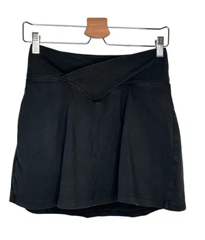 Victorias Secret PINK Womans Black Crossover Waist tennis active Skort small thumbnail 1
