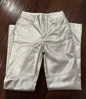 Metallic Jeans Silver Size M thumbnail 1