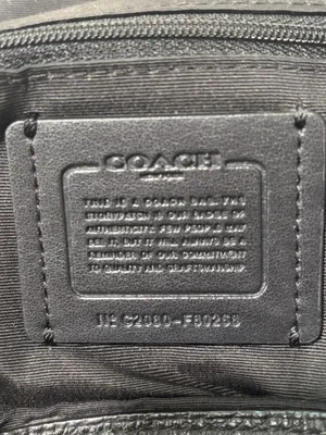 Coach Hallie F80268 Black Pebbled Leather Hobo Bag thumbnail 12