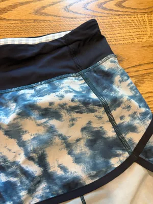 Lululemon Speed Short Naval Blue White thumbnail 3